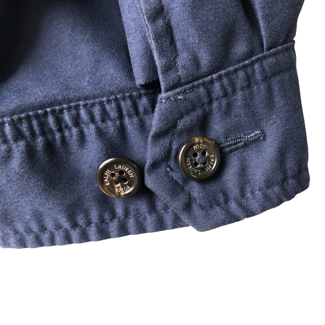 Ralph Lauren POLO RALPH LAUREN Swing Top Sports Jacket Men's L size polyester black type Vintage Second Hand