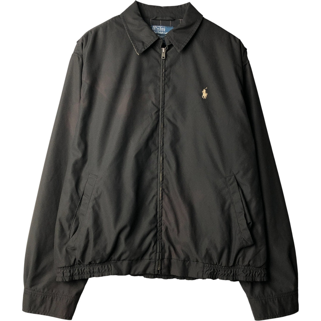 Ralph Lauren POLO by Ralph Lauren Swing Top Sports Jacket Men's M polyester black type Vintage Second Hand