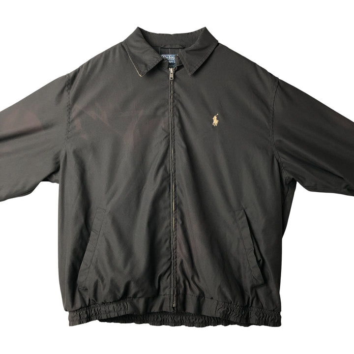 Ralph Lauren POLO by Ralph Lauren Swing Top Sports Jacket Men's M polyester black type Vintage Second Hand