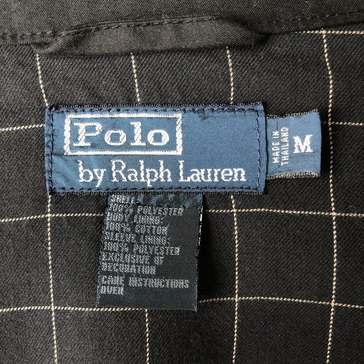 Ralph Lauren POLO by Ralph Lauren Swing Top Sports Jacket Men's M polyester black type Vintage Second Hand