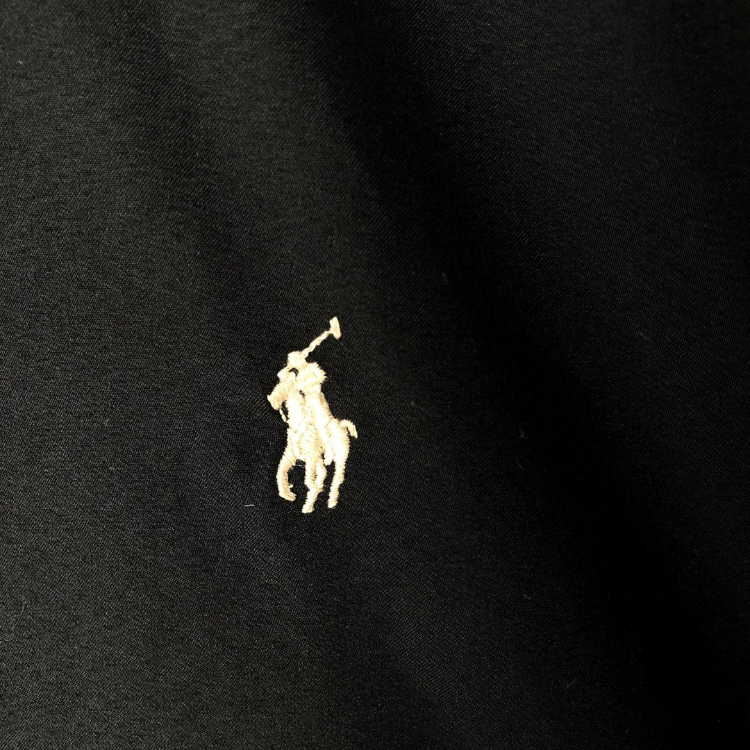 Ralph Lauren POLO by Ralph Lauren Swing Top Sports Jacket Men's M polyester black type Vintage Second Hand