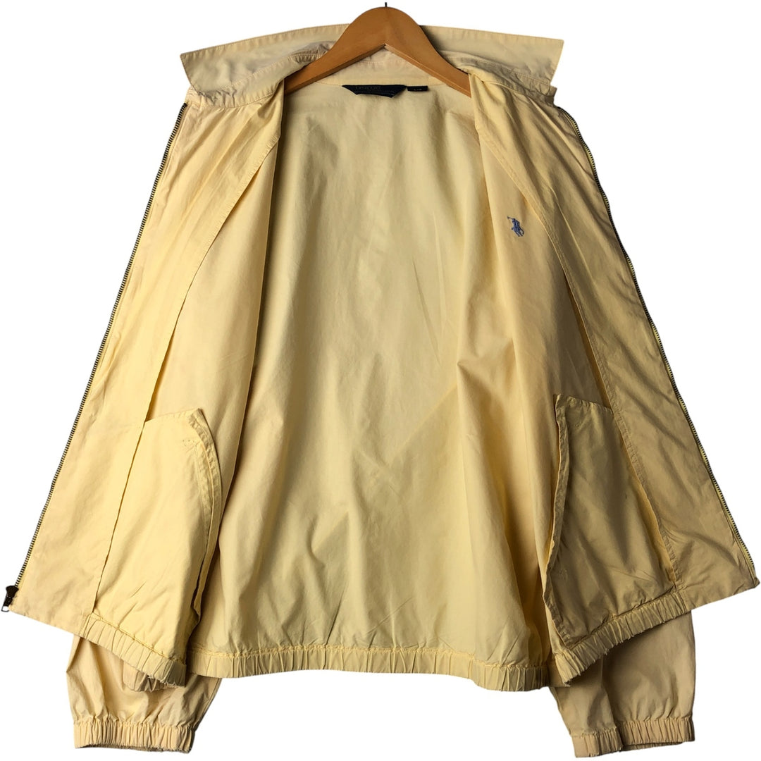 90'S Polo by Ralph Lauren swing top sports jacket, made in the USA, men's size L, vintage cotton yellow type Vintage Second Hand