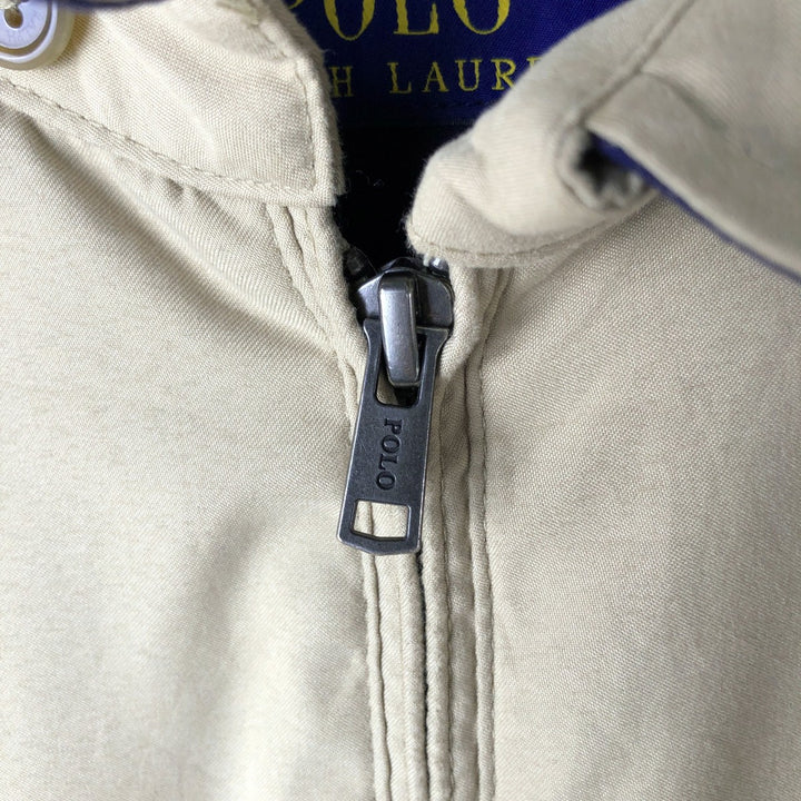 Ralph Lauren POLO RALPH LAUREN Swing Top Sports Jacket Men's XL polyester Beige type Vintage Second Hand