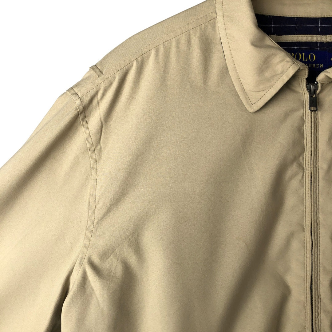 Ralph Lauren POLO RALPH LAUREN Swing Top Sports Jacket Men's XL polyester Beige type Vintage Second Hand