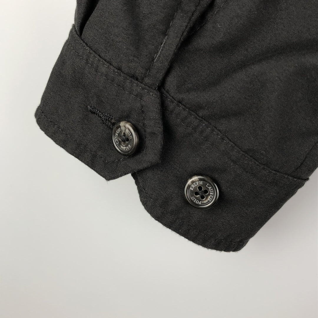 Ralph Lauren POLO RALPH LAUREN Swing Top Sports Jacket Men's M polyester black type Vintage Second Hand