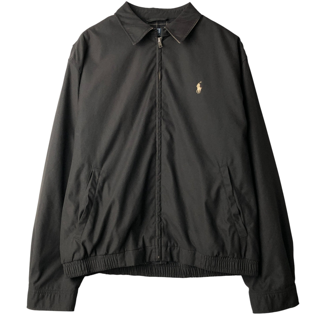 Ralph Lauren POLO by Ralph Lauren Swing Top Sports Jacket Men's M polyester black type Vintage Second Hand