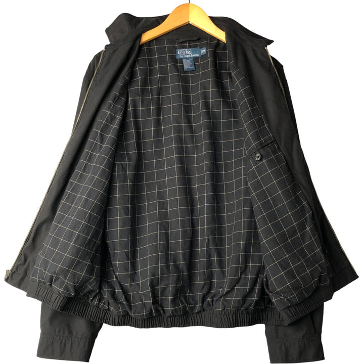 Ralph Lauren POLO by Ralph Lauren Swing Top Sports Jacket Men's M polyester black type Vintage Second Hand