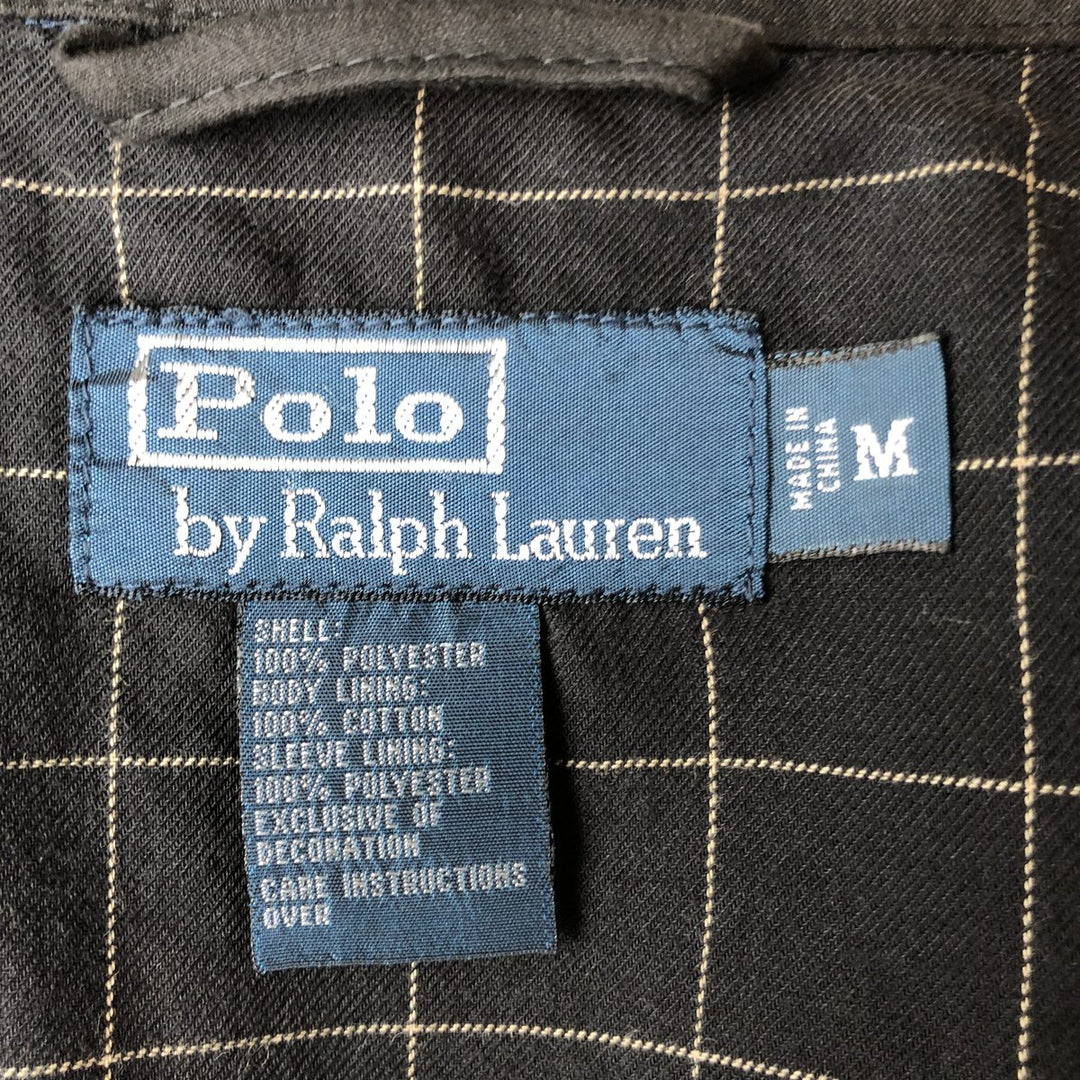 Ralph Lauren POLO by Ralph Lauren Swing Top Sports Jacket Men's M polyester black type Vintage Second Hand