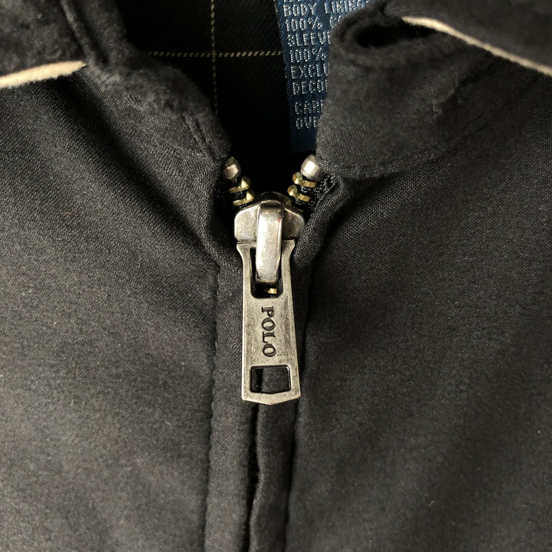 Ralph Lauren POLO by Ralph Lauren Swing Top Sports Jacket Men's M polyester black type Vintage Second Hand