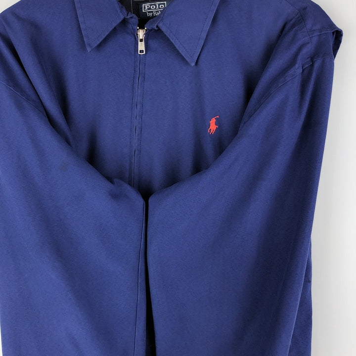 Ralph Lauren POLO by Ralph Lauren Swing Top Sports Jacket Men's L size polyester blue type Vintage Second Hand