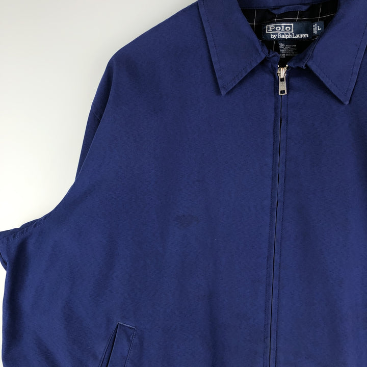 Ralph Lauren POLO by Ralph Lauren Swing Top Sports Jacket Men's L size polyester blue type Vintage Second Hand