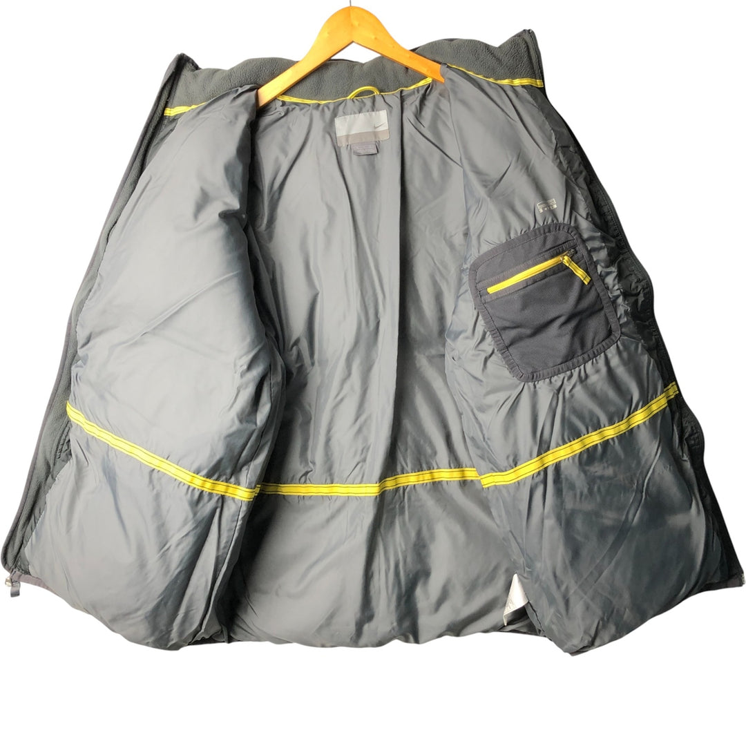 2000'S Nike Down Jacket, Men's XL polyester navy blue type Vintage Second Hand