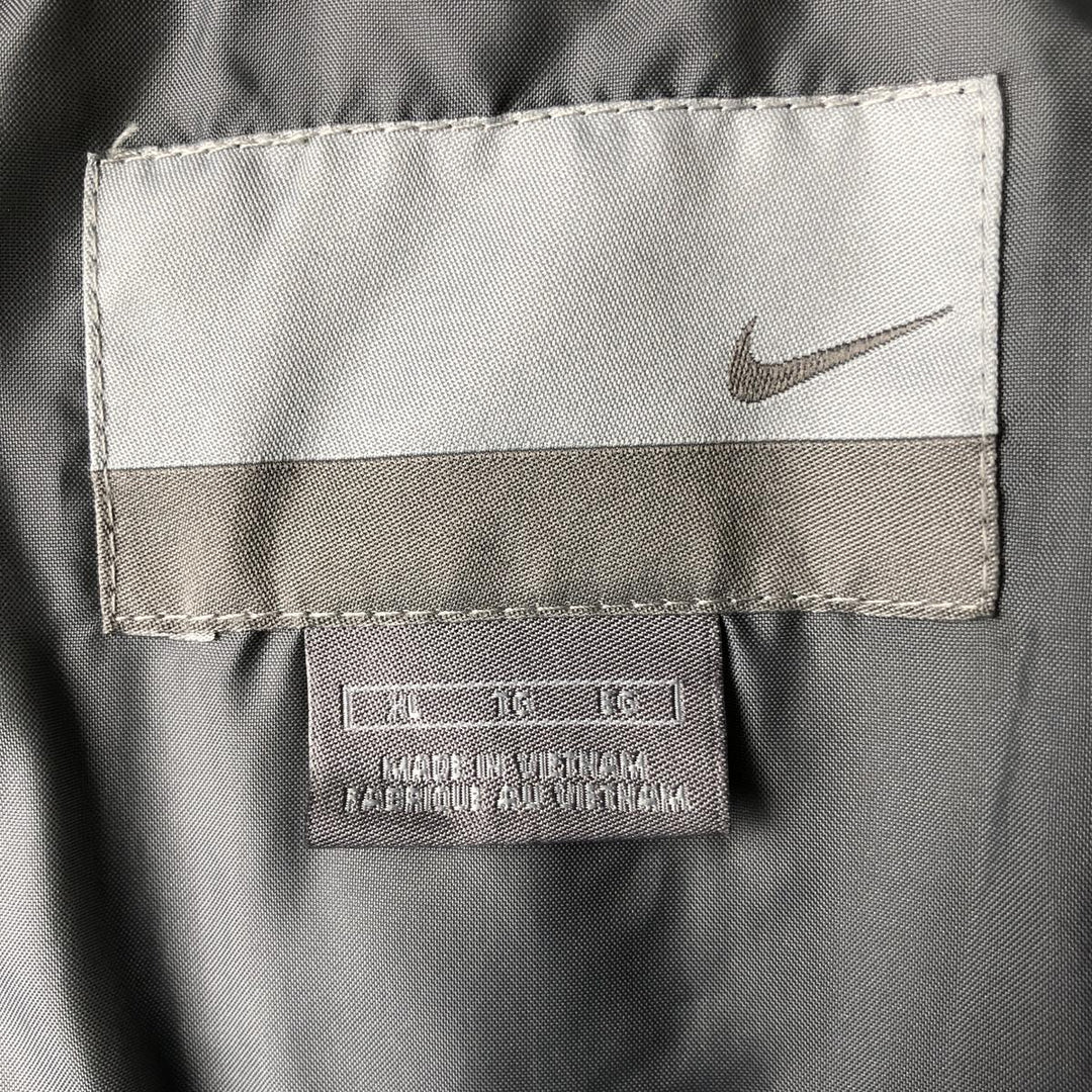 2000'S Nike Down Jacket, Men's XL polyester navy blue type Vintage Second Hand