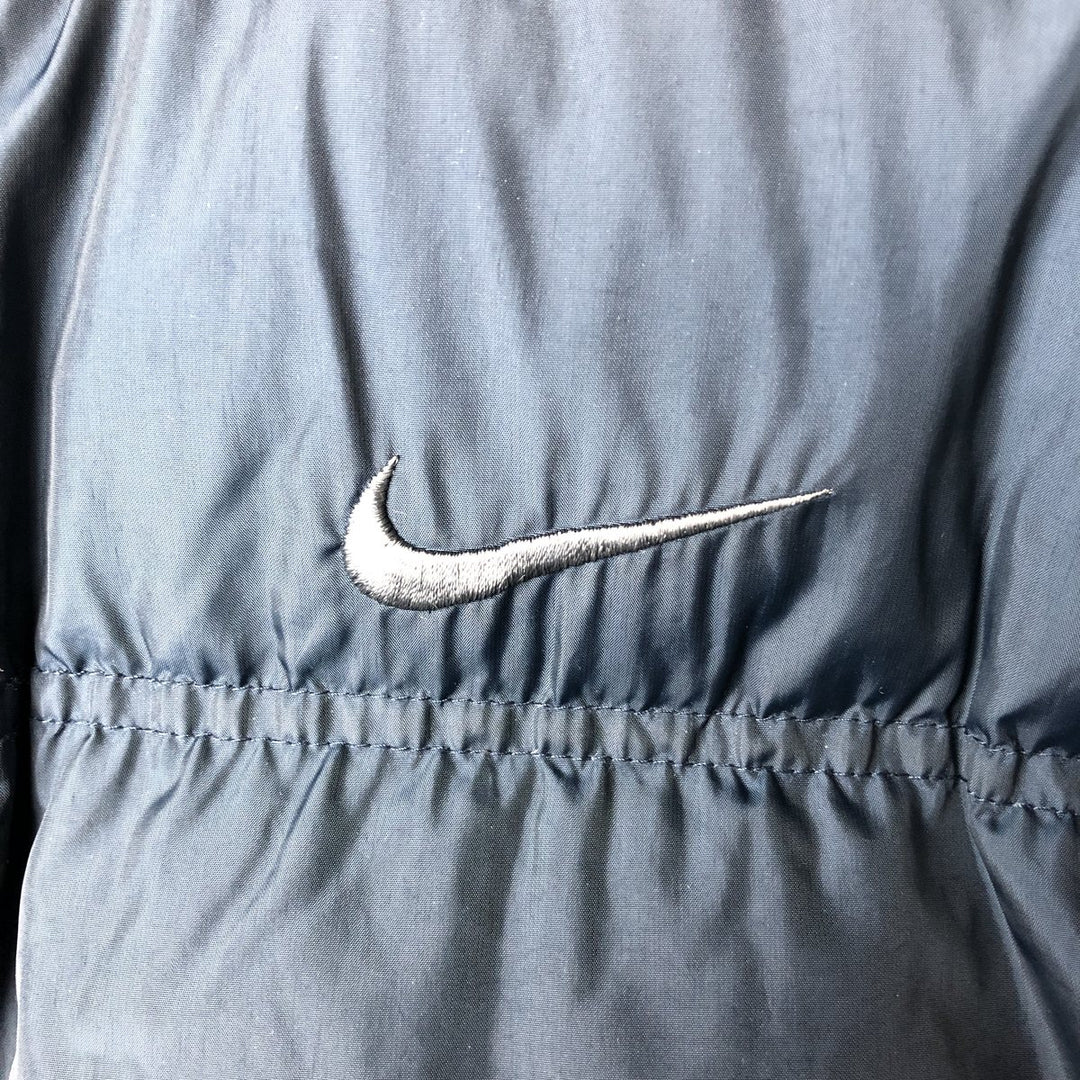 2000'S Nike Down Jacket, Men's XL polyester navy blue type Vintage Second Hand