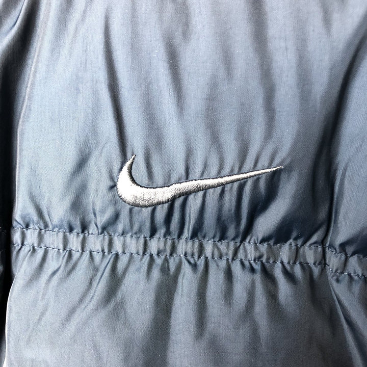 2000'S Nike Down Jacket, Men's XL polyester navy blue type Vintage Second Hand