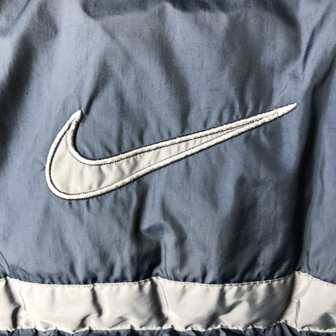 2000'S Nike Down Jacket, Men's XL polyester navy blue type Vintage Second Hand
