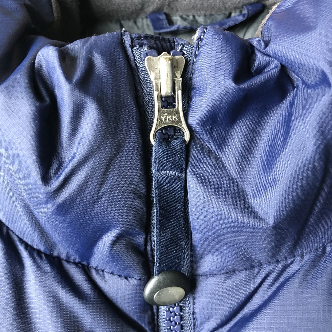 LLBean Ripstop Goose Down Jacket, Men's Size M Nylon navy blue type Vintage Second Hand