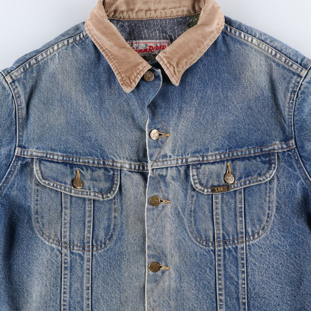Vintage Lee STORM RIDER denim jacket from the 1980'S and 1990s, size L, men's. unclear blue type Vintage Second Hand