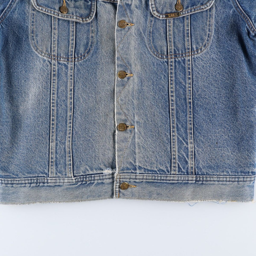 Vintage Lee STORM RIDER denim jacket from the 1980'S and 1990s, size L, men's. unclear blue type Vintage Second Hand