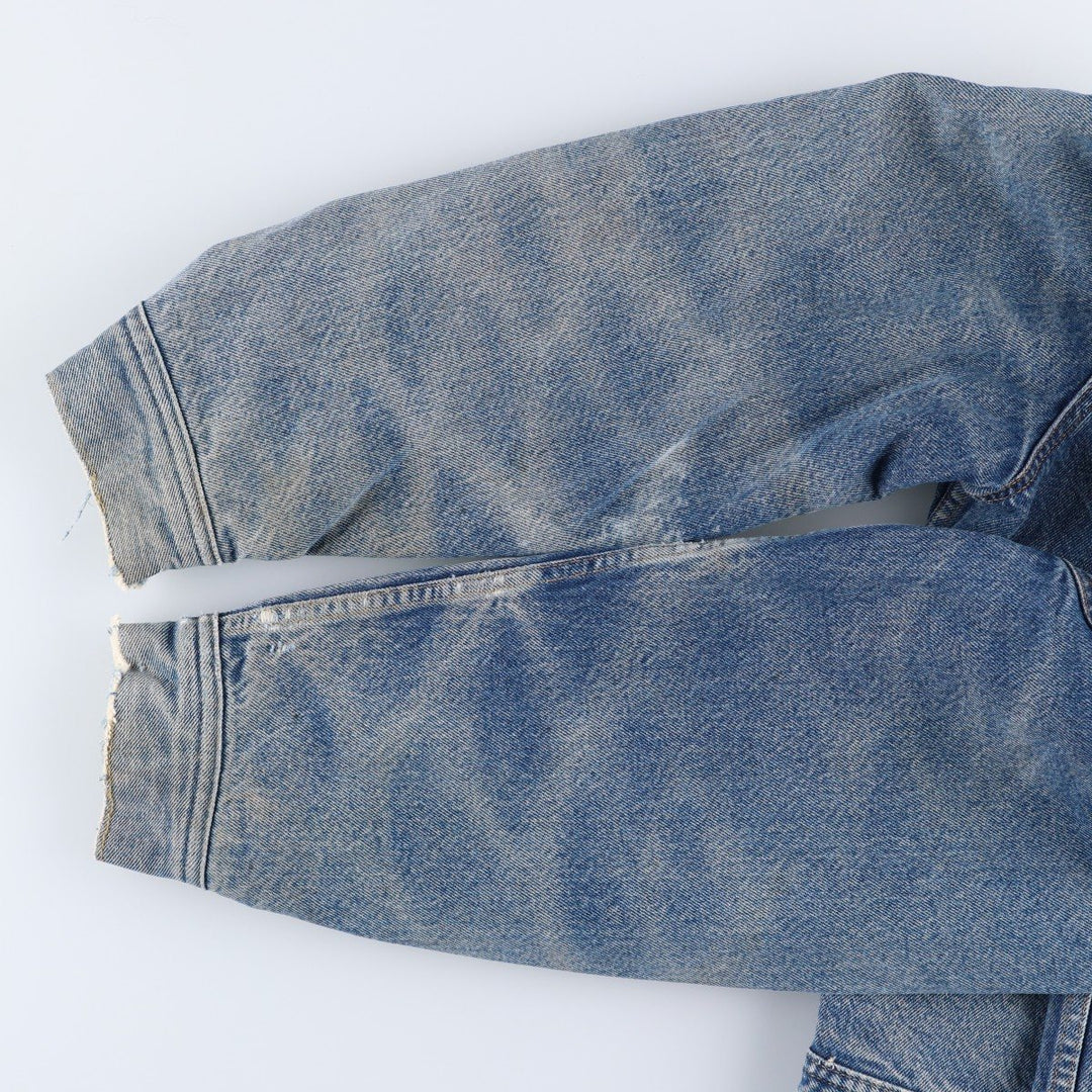 Vintage Lee STORM RIDER denim jacket from the 1980'S and 1990s, size L, men's. unclear blue type Vintage Second Hand