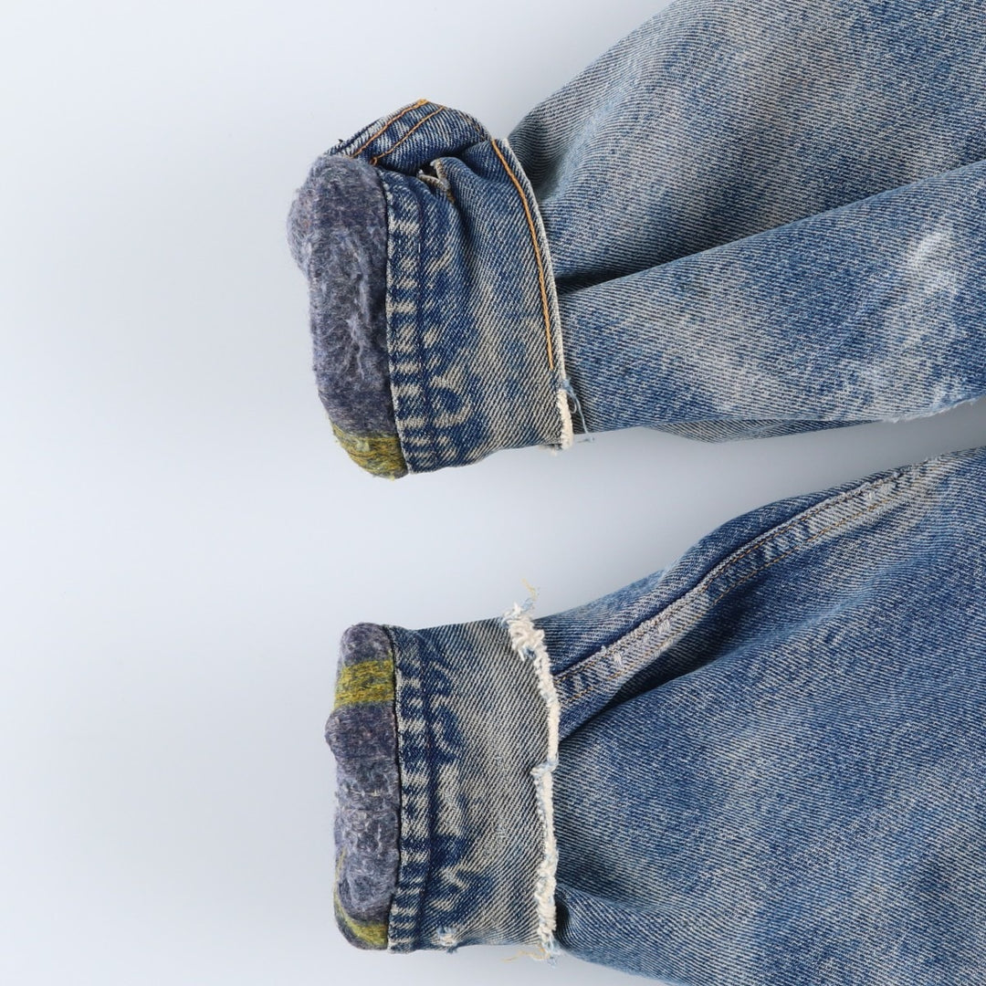 Vintage Lee STORM RIDER denim jacket from the 1980'S and 1990s, size L, men's. unclear blue type Vintage Second Hand