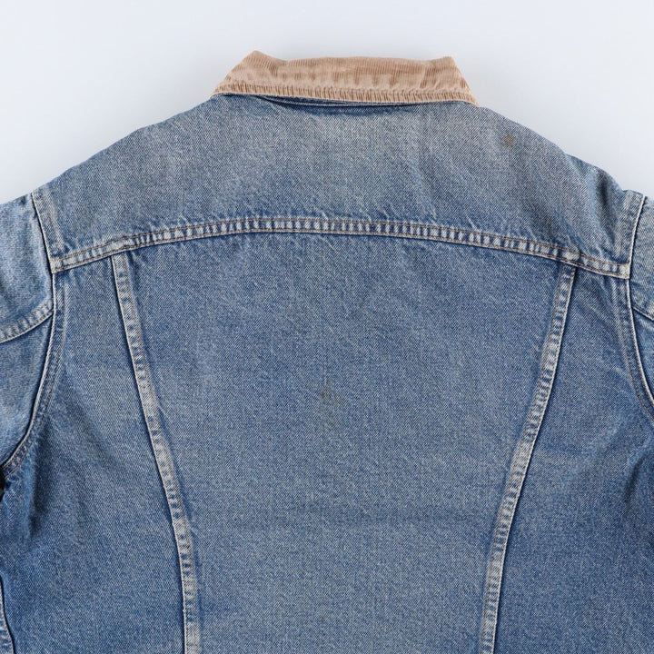 Vintage Lee STORM RIDER denim jacket from the 1980'S and 1990s, size L, men's. unclear blue type Vintage Second Hand