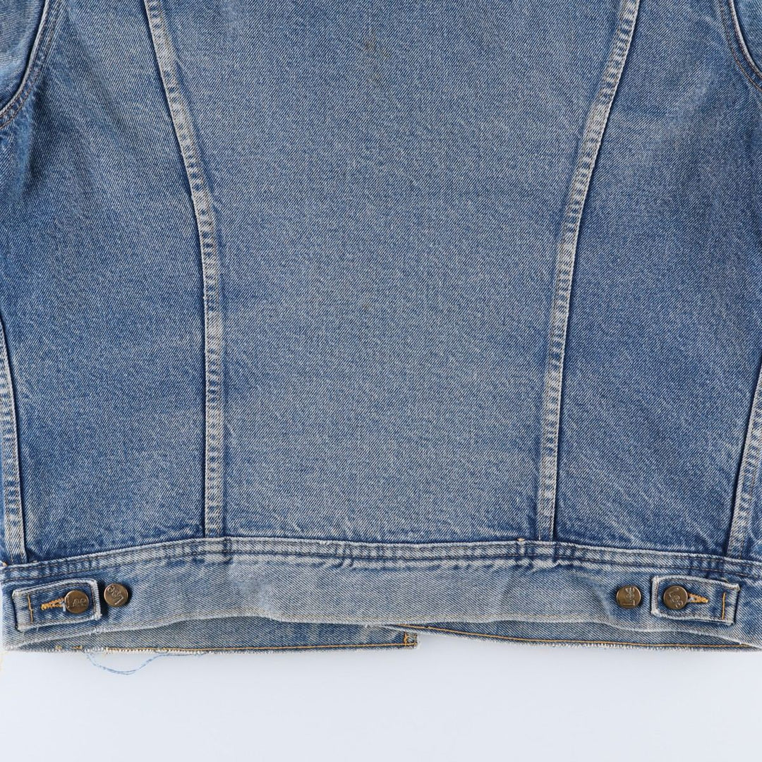 Vintage Lee STORM RIDER denim jacket from the 1980'S and 1990s, size L, men's. unclear blue type Vintage Second Hand