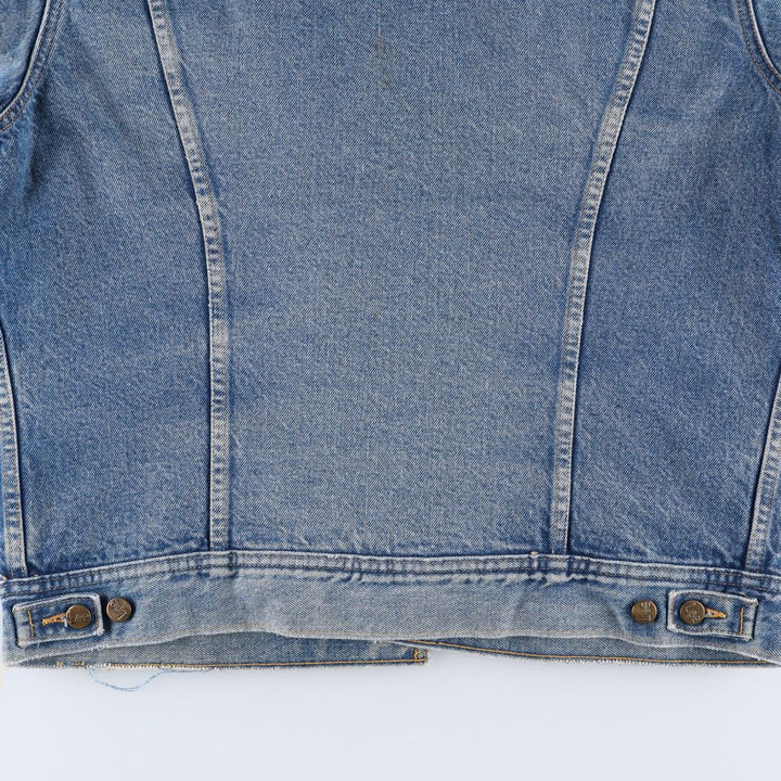 Vintage Lee STORM RIDER denim jacket from the 1980'S and 1990s, size L, men's. unclear blue type Vintage Second Hand