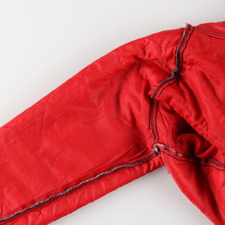 Padded denim jacket, size L, for men unclear Blue type light blue Vintage Second Hand