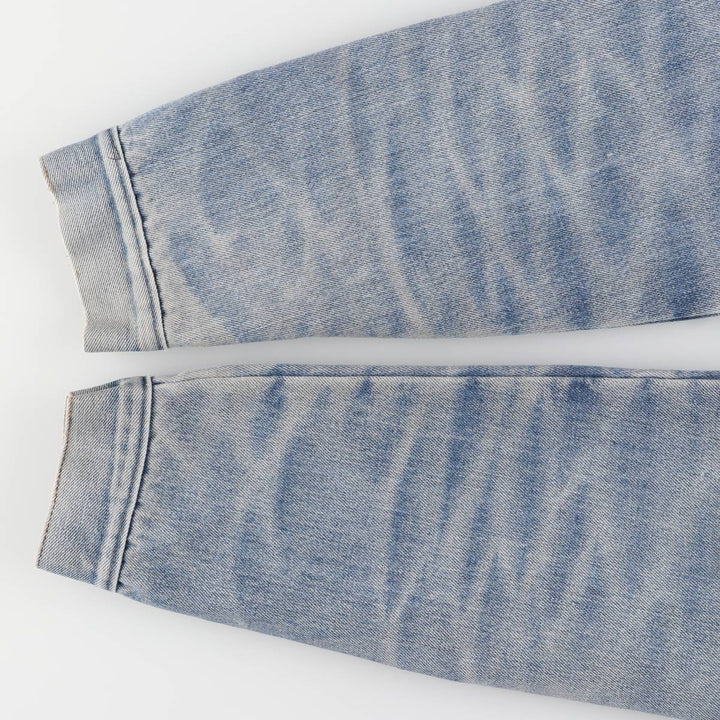 Padded denim jacket, size L, for men unclear Blue type light blue Vintage Second Hand