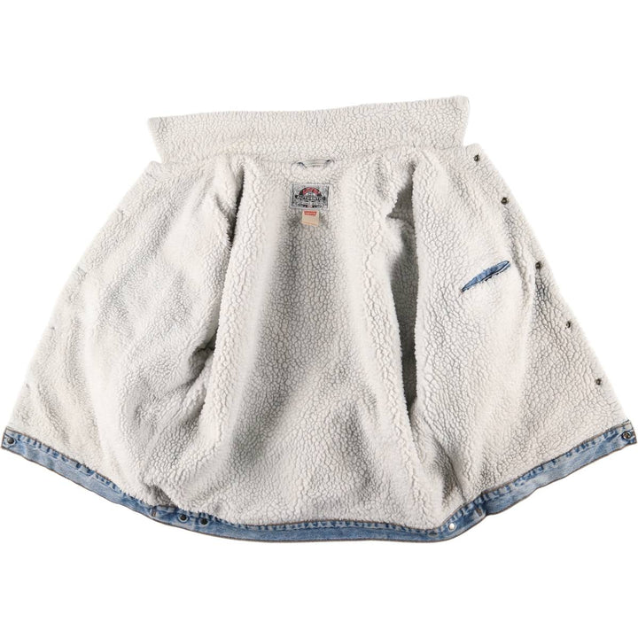 90'S Levi's Padded Denim Jacket, Men's Size XL, Vintage cotton blue type Vintage Second Hand