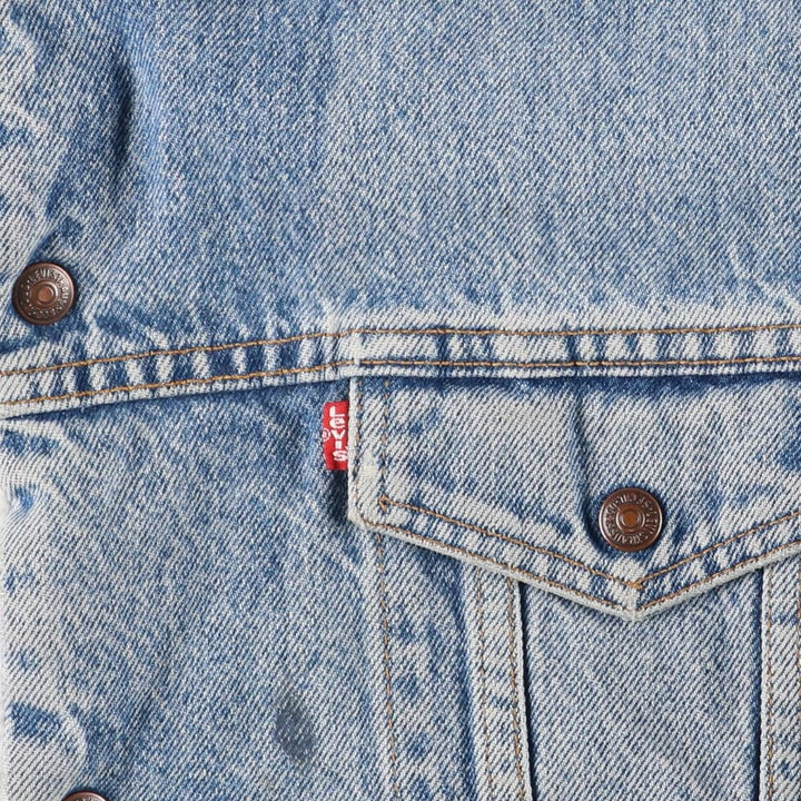 90'S Levi's Padded Denim Jacket, Men's Size XL, Vintage cotton blue type Vintage Second Hand
