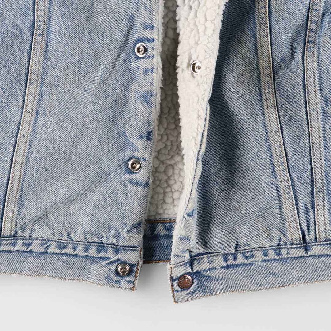 90'S Levi's Padded Denim Jacket, Men's Size XL, Vintage cotton blue type Vintage Second Hand