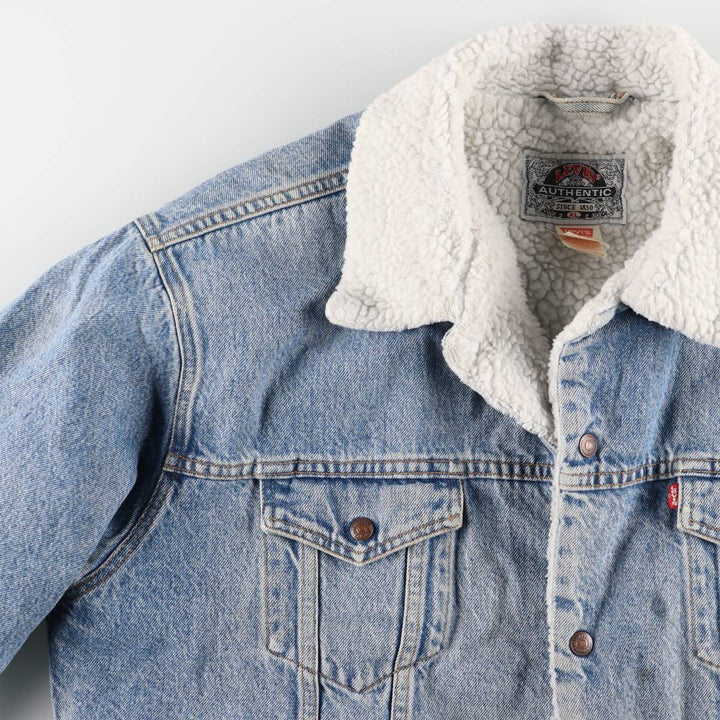 90'S Levi's Padded Denim Jacket, Men's Size XL, Vintage cotton blue type Vintage Second Hand