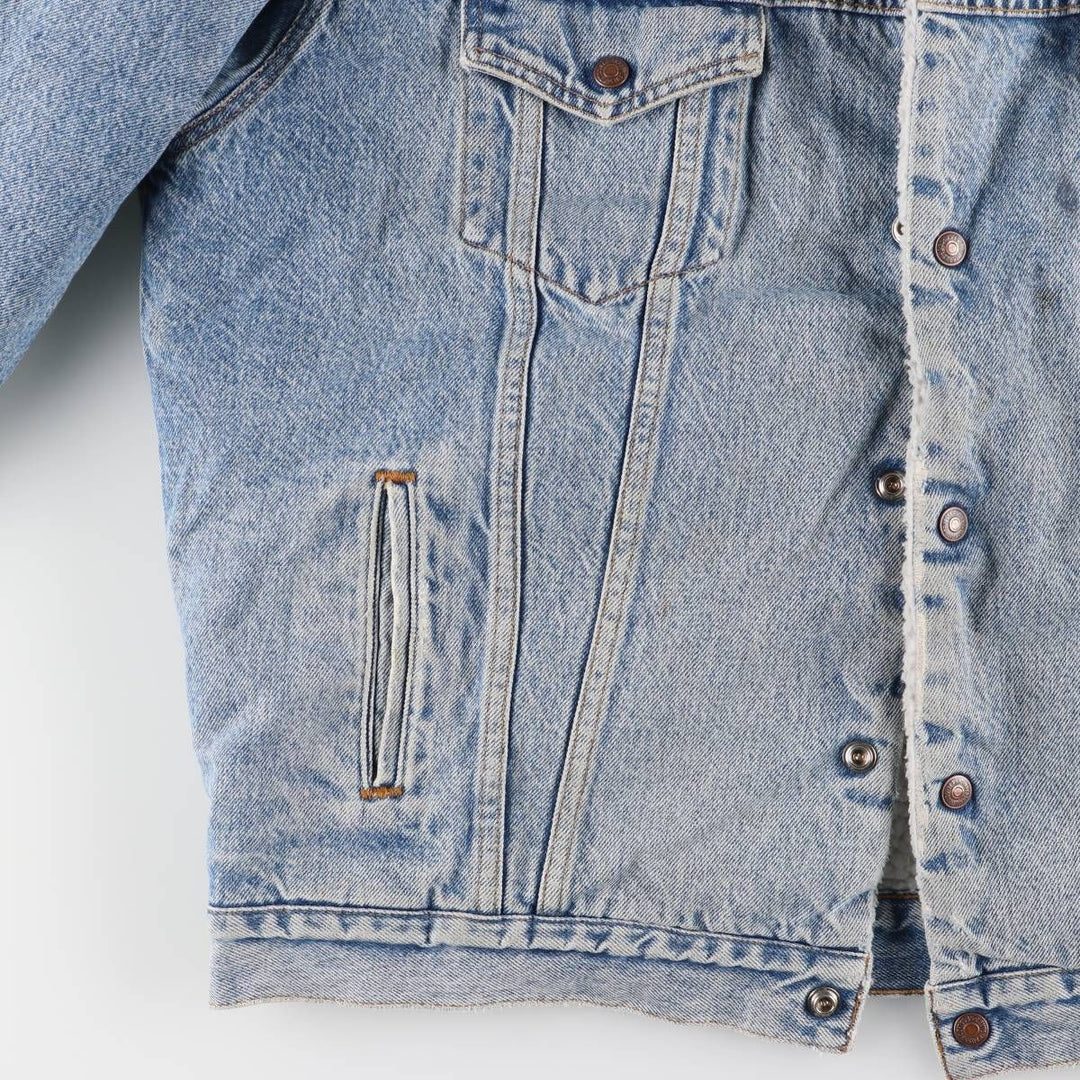 90'S Levi's Padded Denim Jacket, Men's Size XL, Vintage cotton blue type Vintage Second Hand