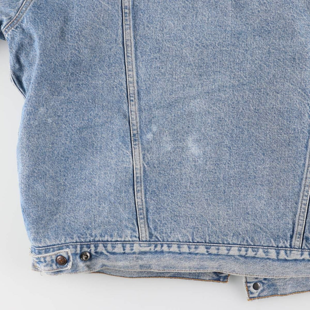 90'S Levi's Padded Denim Jacket, Men's Size XL, Vintage cotton blue type Vintage Second Hand