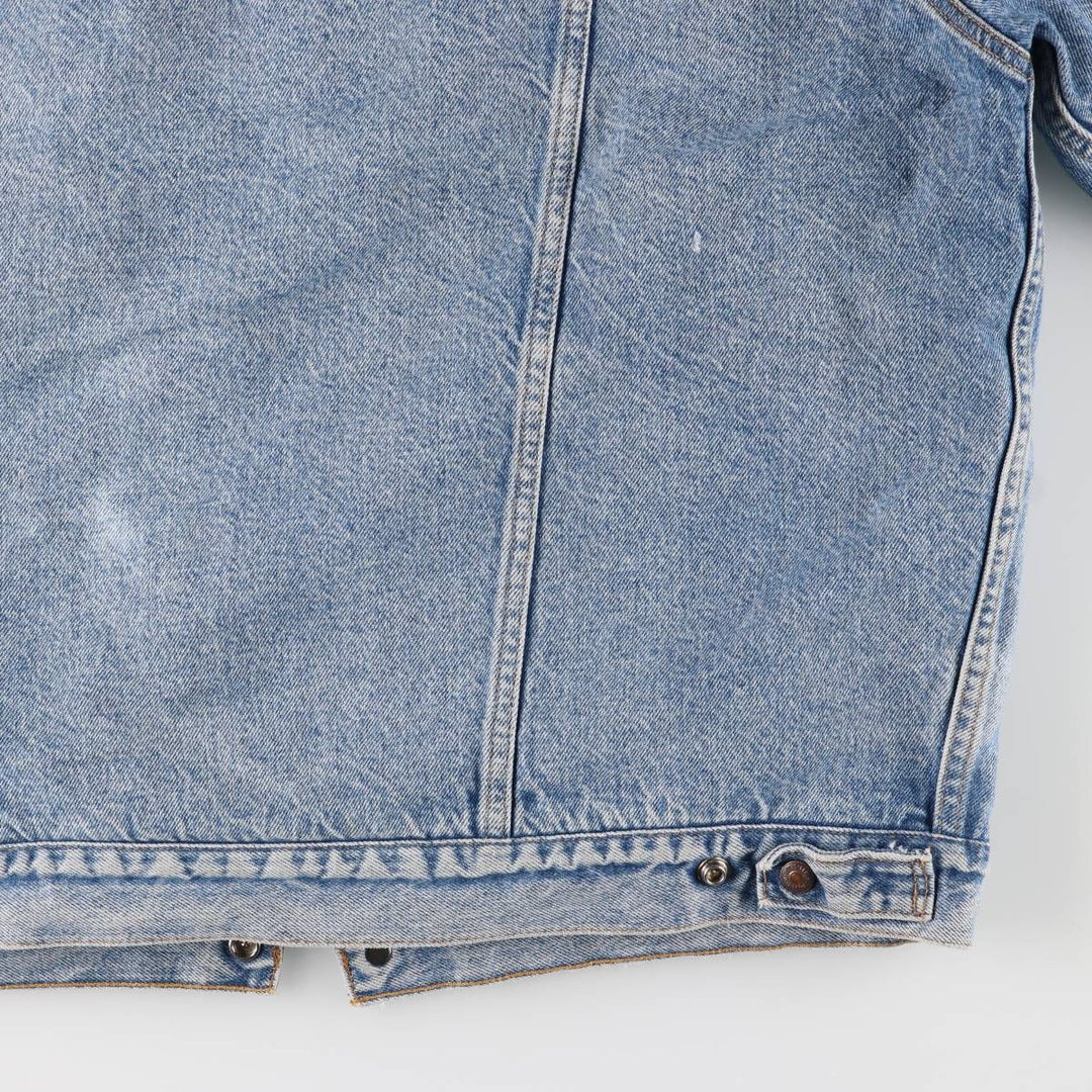 90'S Levi's Padded Denim Jacket, Men's Size XL, Vintage cotton blue type Vintage Second Hand