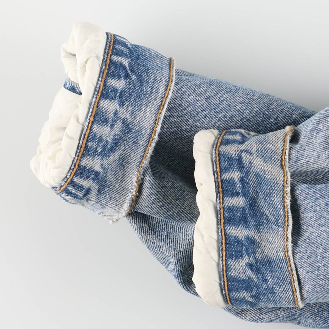 90'S Levi's Padded Denim Jacket, Men's Size XL, Vintage cotton blue type Vintage Second Hand