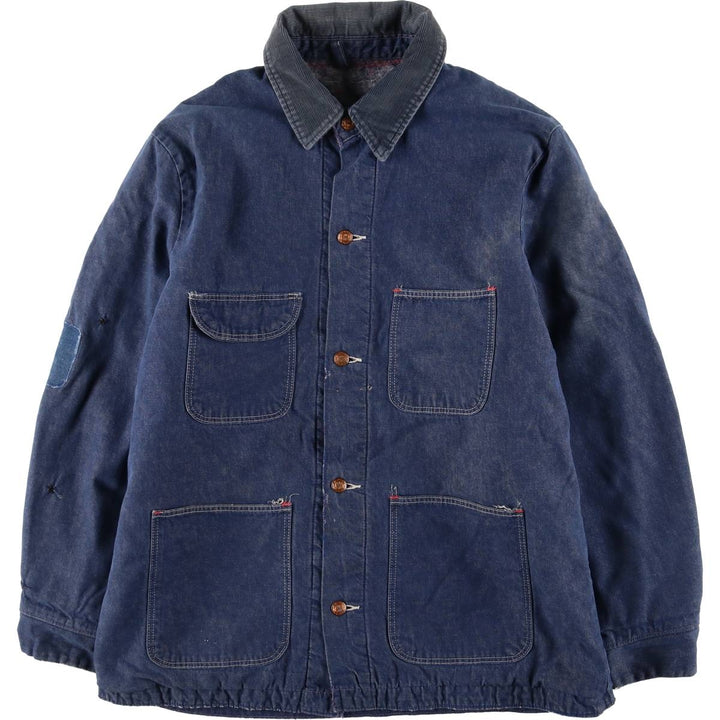 Vintage 1970'S Blue Bell bat-dyed denim coverall, men's size L cotton blue type Vintage Second Hand