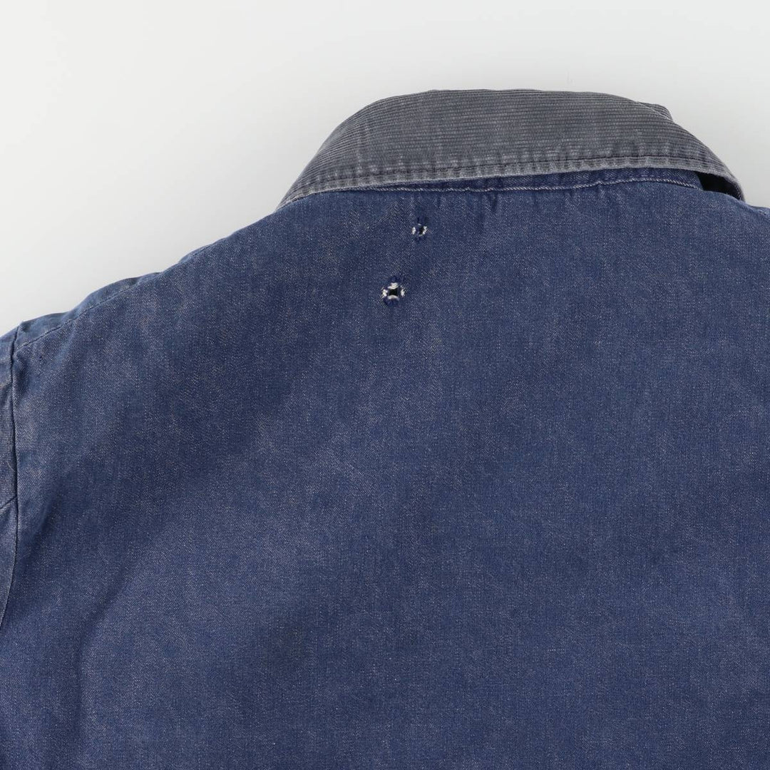 Vintage 1970'S Blue Bell bat-dyed denim coverall, men's size L cotton blue type Vintage Second Hand