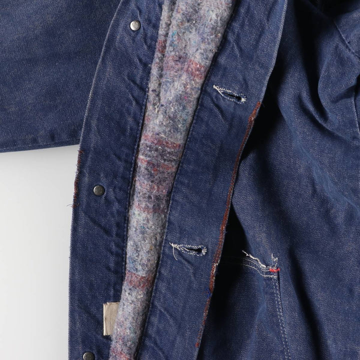 Vintage 1970'S Blue Bell bat-dyed denim coverall, men's size L cotton blue type Vintage Second Hand