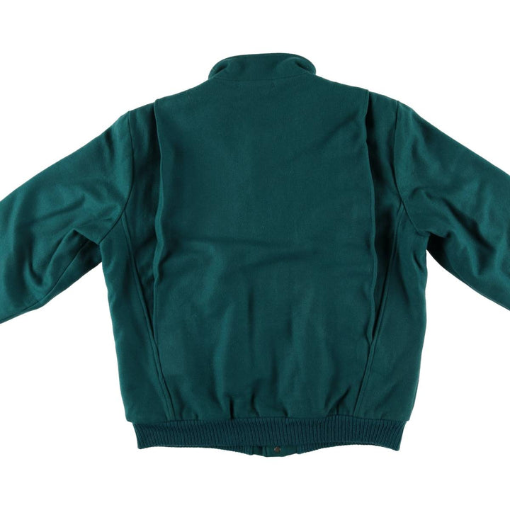 Vintage LLBean padded wool jacket from the 1970'S to 1980s, made in the USA, size L. wool green type Vintage Second Hand