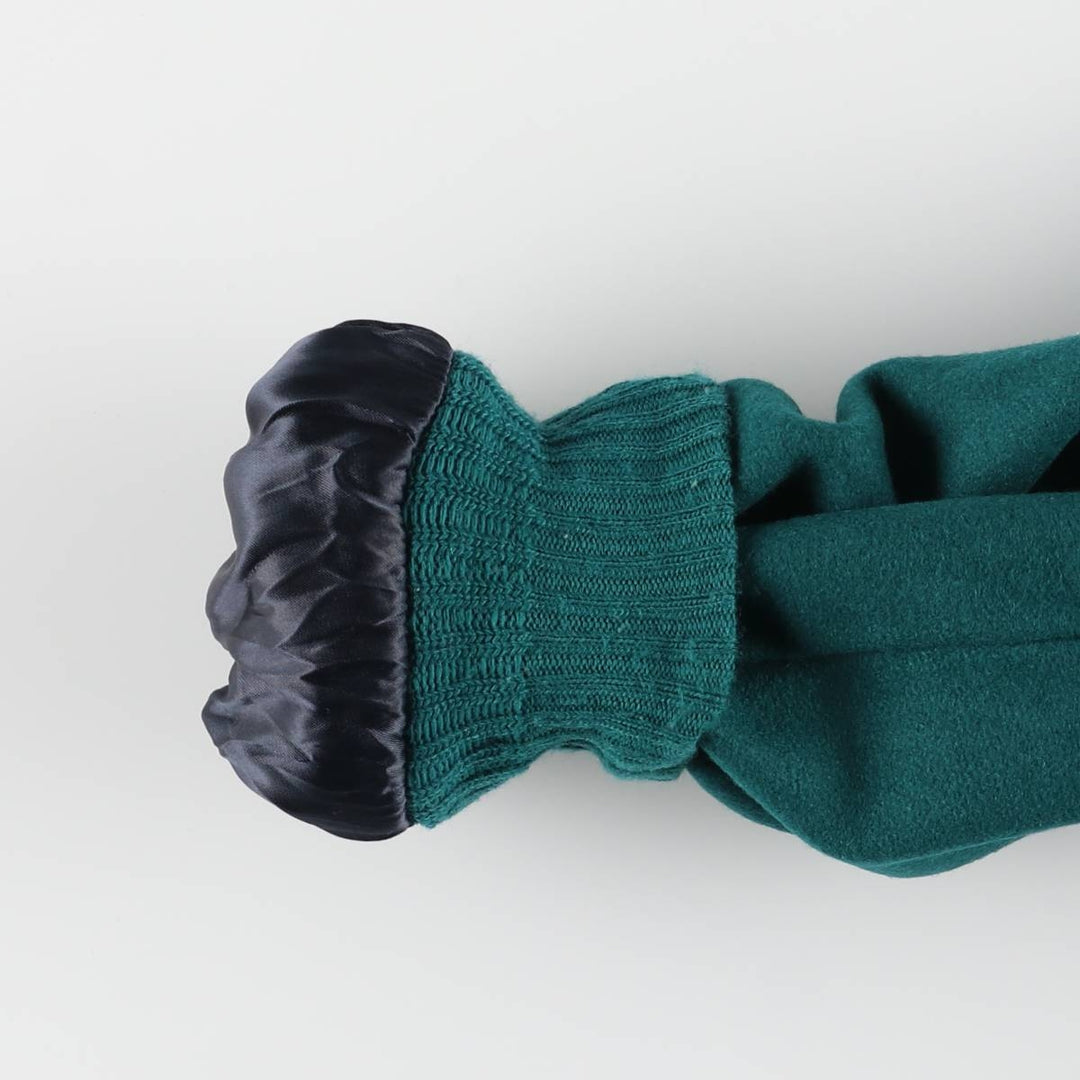 Vintage LLBean padded wool jacket from the 1970'S to 1980s, made in the USA, size L. wool green type Vintage Second Hand