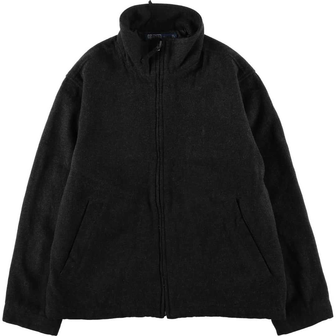 Ralph Lauren POLO by Ralph Lauren padded wool jacket, men's size L wool black type Vintage Second Hand