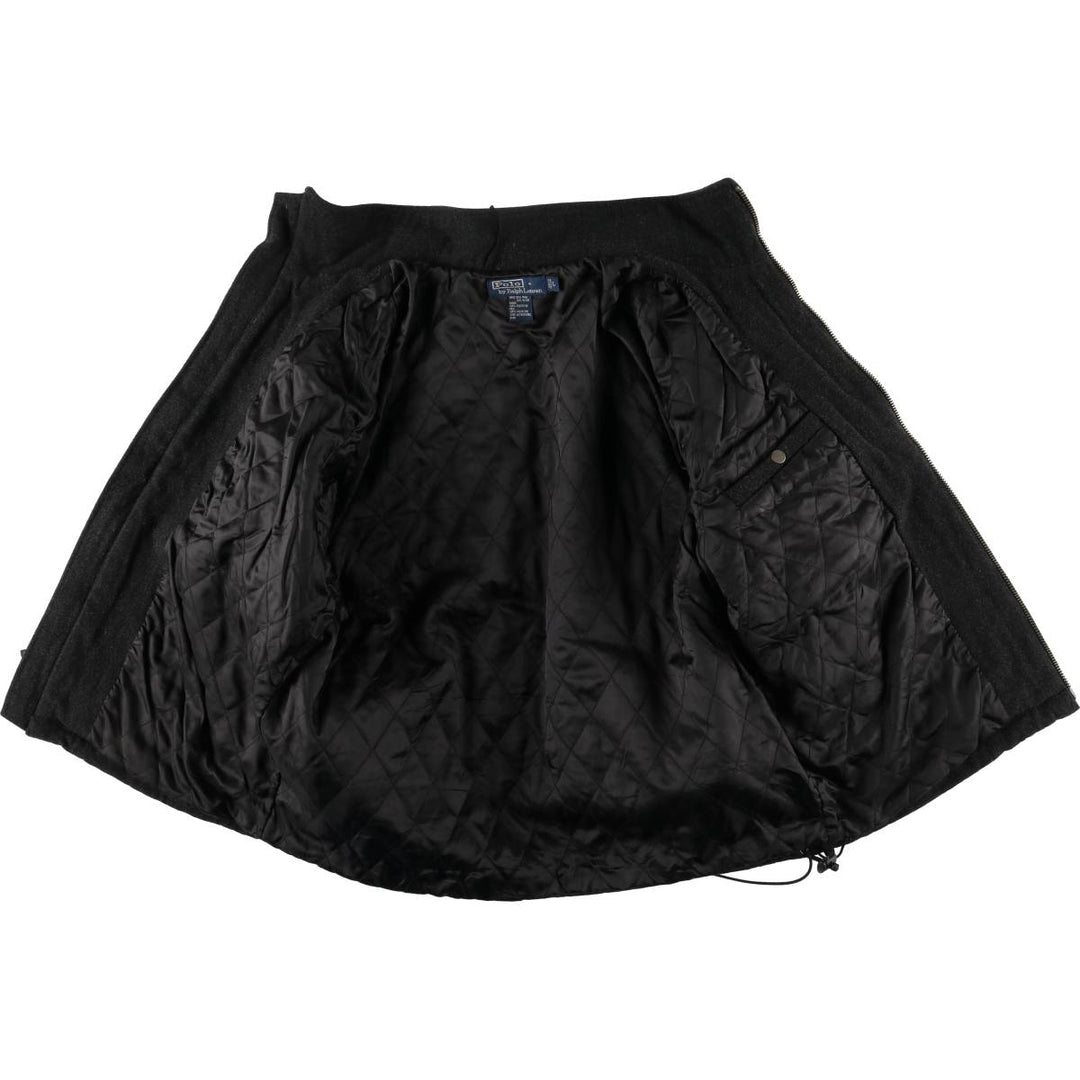 Ralph Lauren POLO by Ralph Lauren padded wool jacket, men's size L wool black type Vintage Second Hand