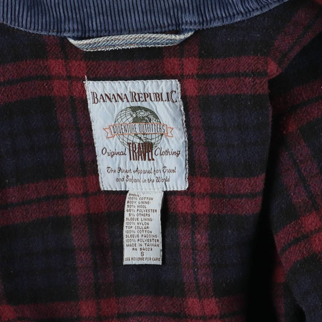 90'S Banana Republic Denim Jacket, Men's Size Small, Vintage cotton blue type Vintage Second Hand