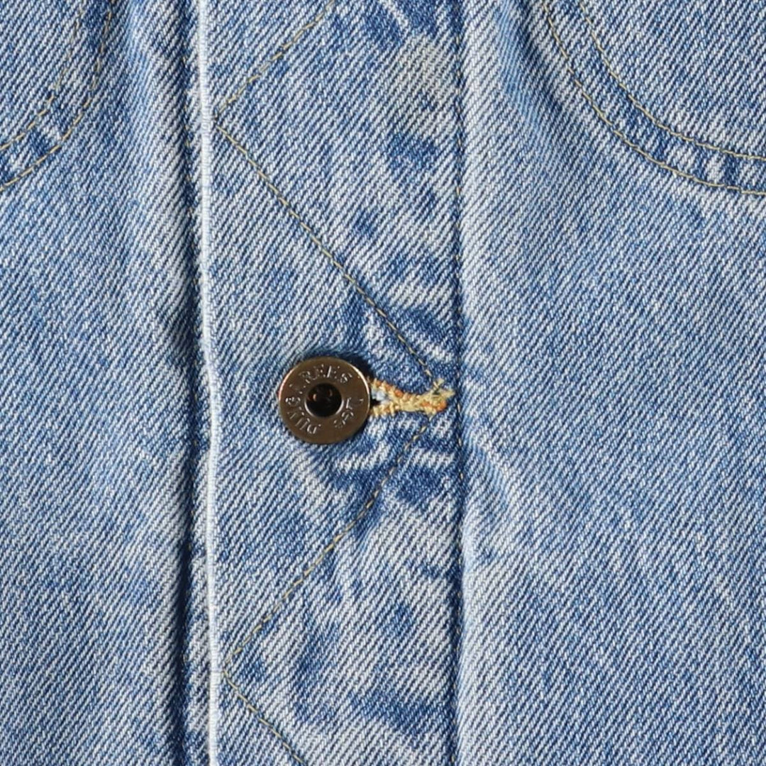Vintage 90'S Lee DUNGAREES denim jacket, size M, men's unclear blue type Vintage Second Hand