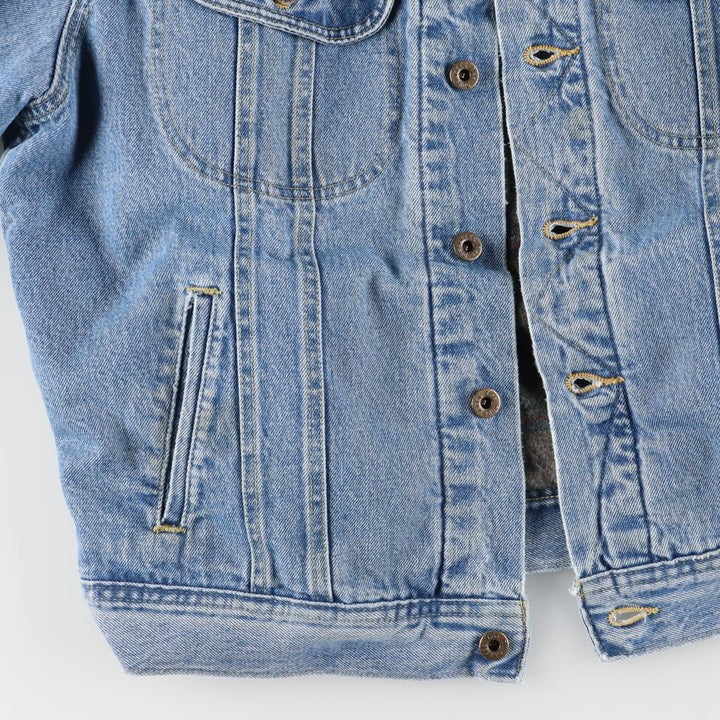 Vintage 90'S Lee DUNGAREES denim jacket, size M, men's unclear blue type Vintage Second Hand
