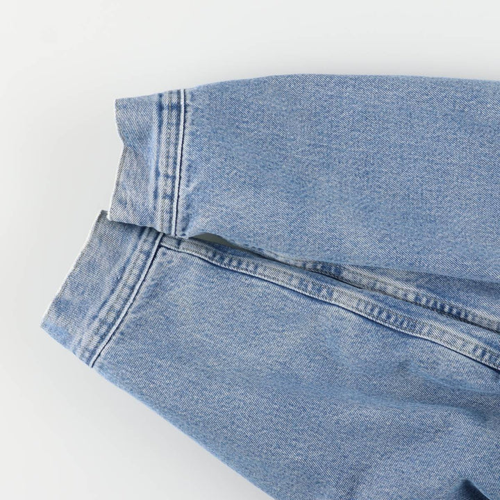 Vintage 90'S Lee DUNGAREES denim jacket, size M, men's unclear blue type Vintage Second Hand
