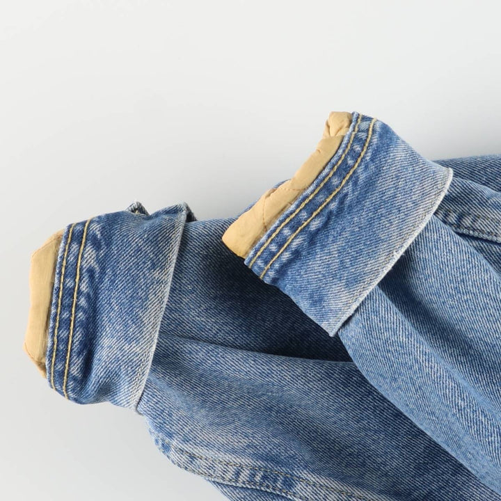 Vintage 90'S Lee DUNGAREES denim jacket, size M, men's unclear blue type Vintage Second Hand